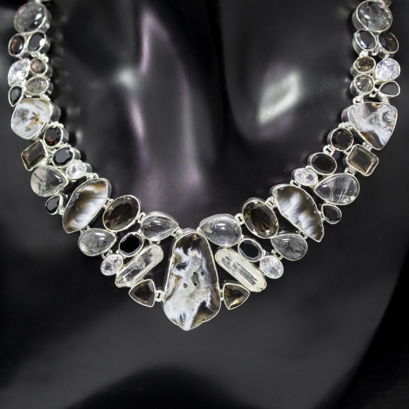 Collar Minerales Mini Geodas