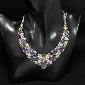 Collar Minerales Ametrino