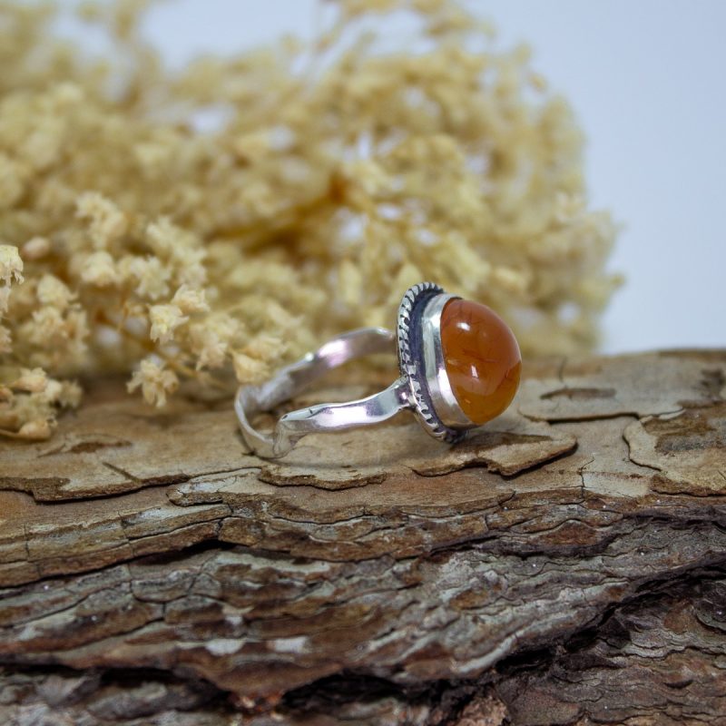 Anillo Carneola