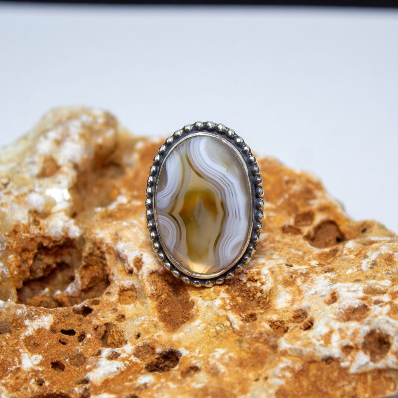 Anillo Ágata Crazy Lace