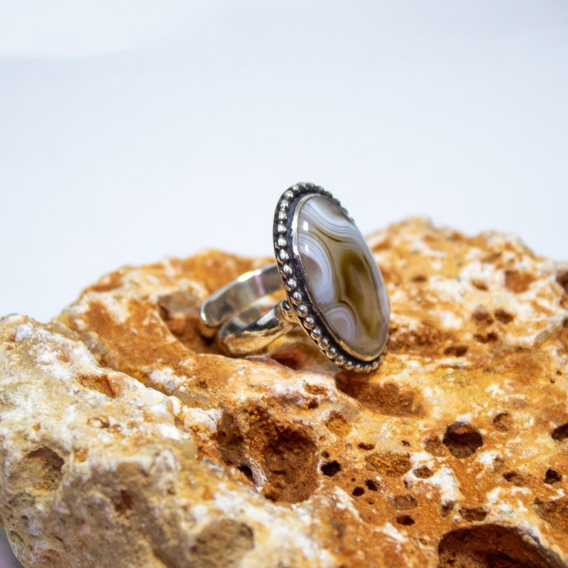 Anillo Ágata Crazy Lace