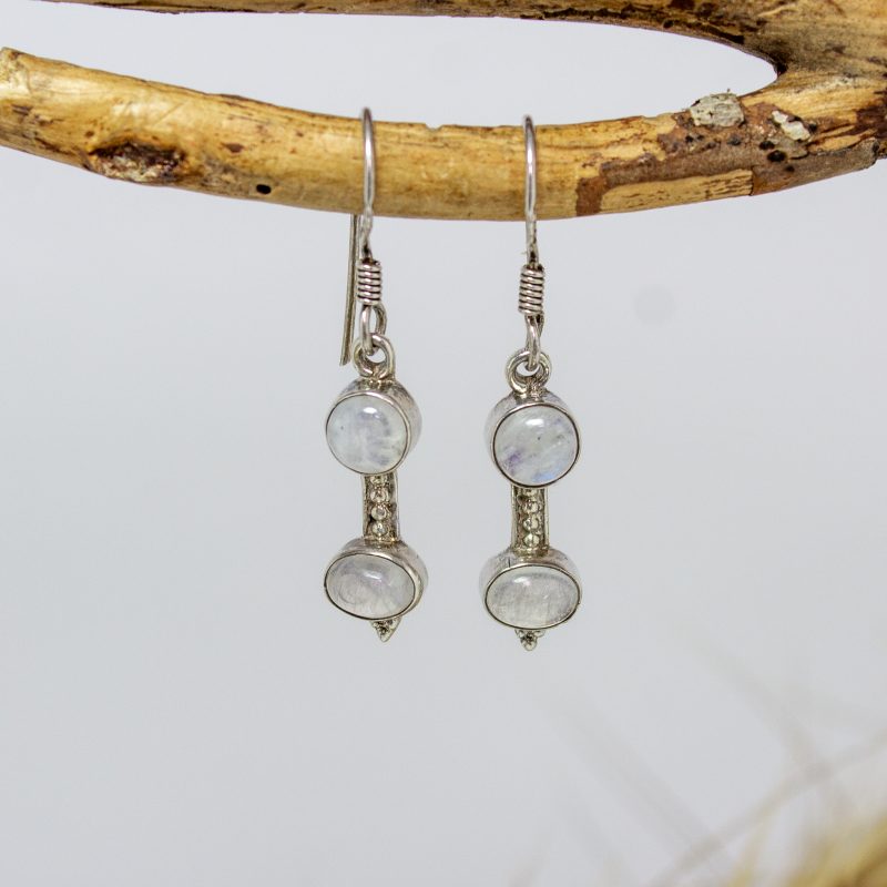 Pendientes piedra de luna Pendientes piedra de luna