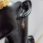 Pendientes ojo de tigre