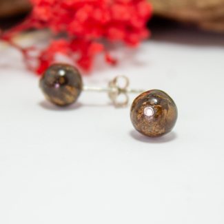 Pendientes ojo de tigre