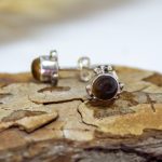 Pendientes ojo de tigre