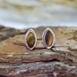Pendientes ojo de tigre