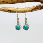 Pendientes turquesa