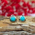 Pendientes turquesa