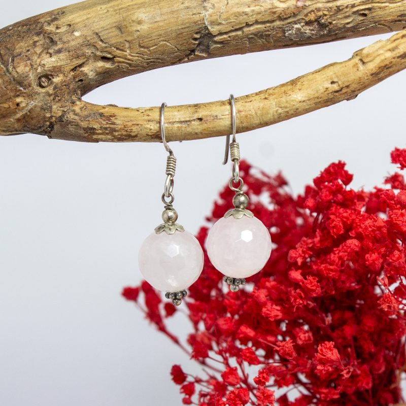 Pendientes Cuarzo Rosa Pendientes Cuarzo Rosa
