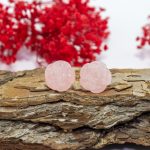 Pendientes Cuarzo Rosa