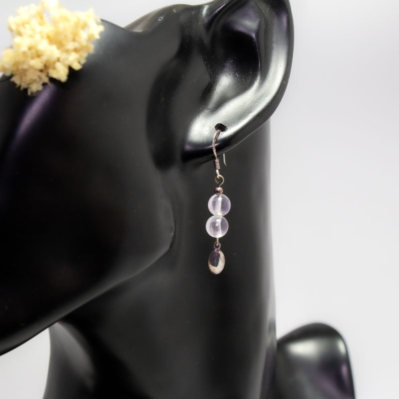 Pendientes Cuarzo Rosa Pendientes Cuarzo Rosa