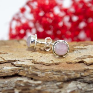 Pendientes Cuarzo Rosa