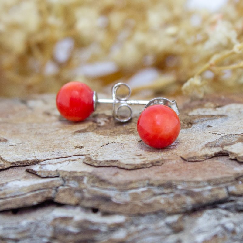 Pendientes Coral