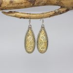 Pendientes Coral Fósil