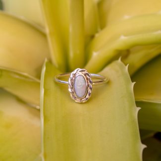Anillo Ópalo Australiano
